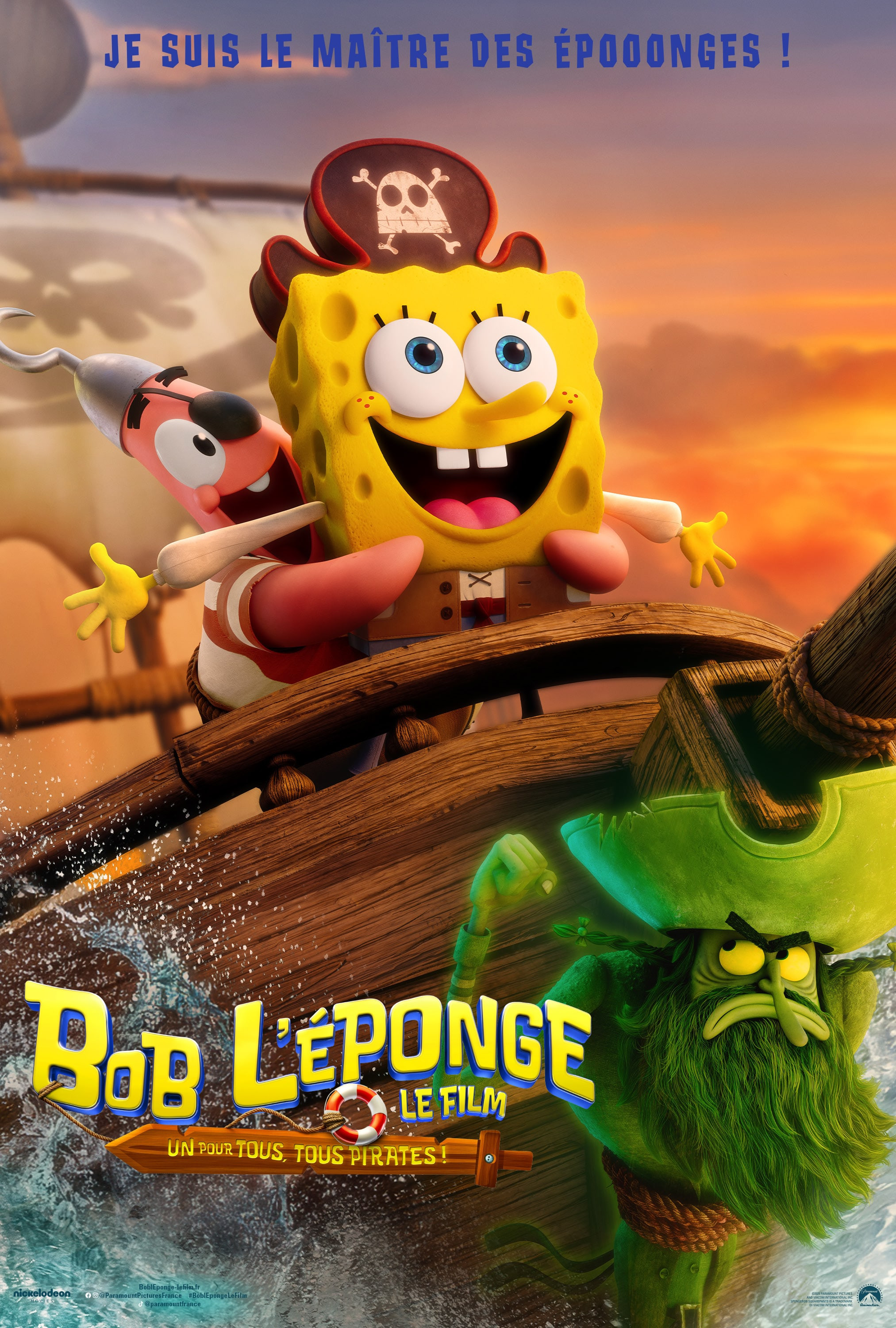 poster de Bob l'éponge : Un pour tous, tous pirates !