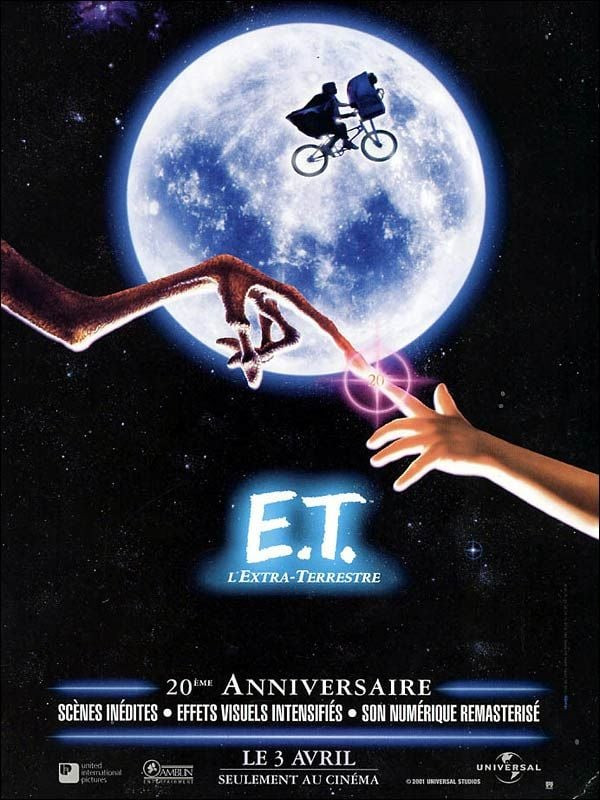 poster de E.T l'extra-terrestre