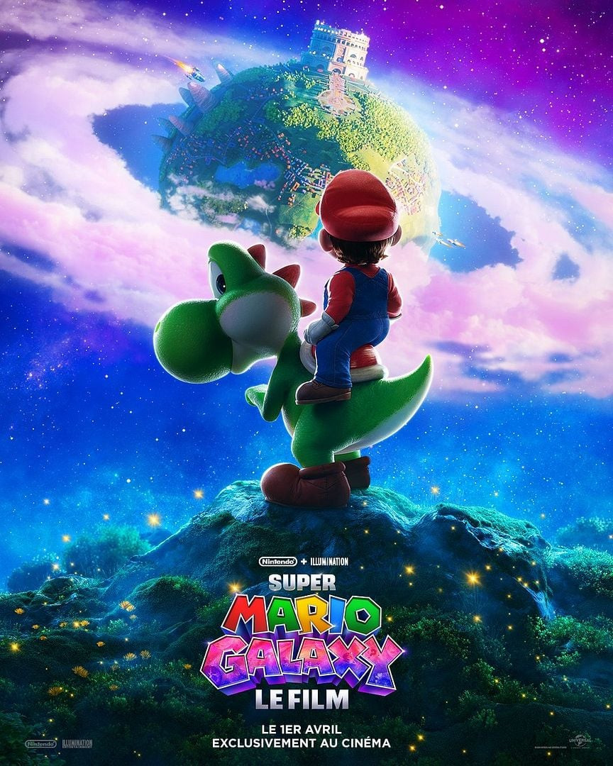 poster de Super Mario Galaxy, le film